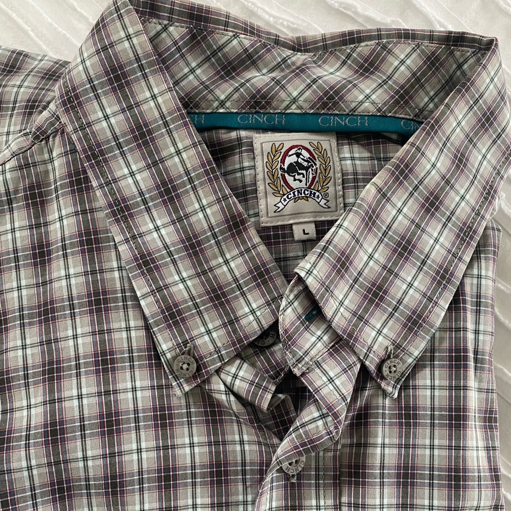 CINCH classic fit men's western long sleeve shirt